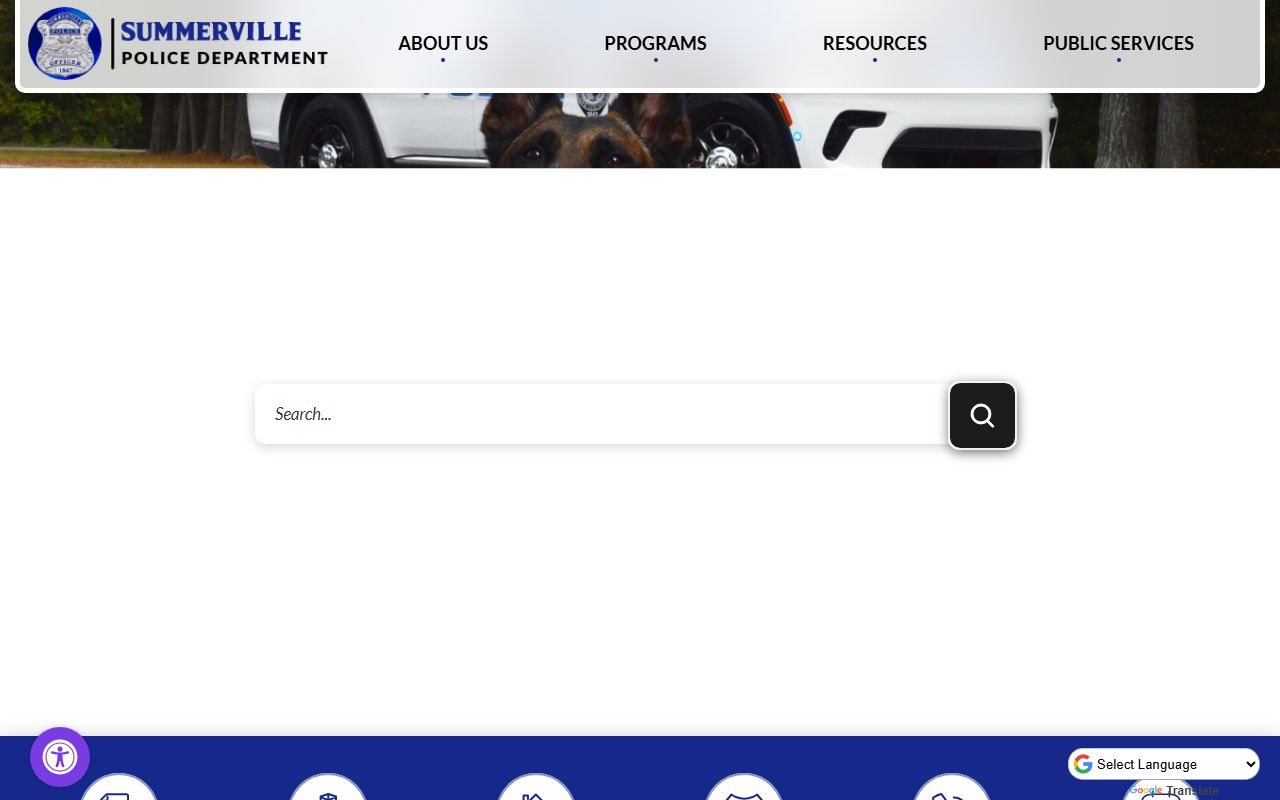 Summerville Police Department Administrative Division for Summerville criminal records