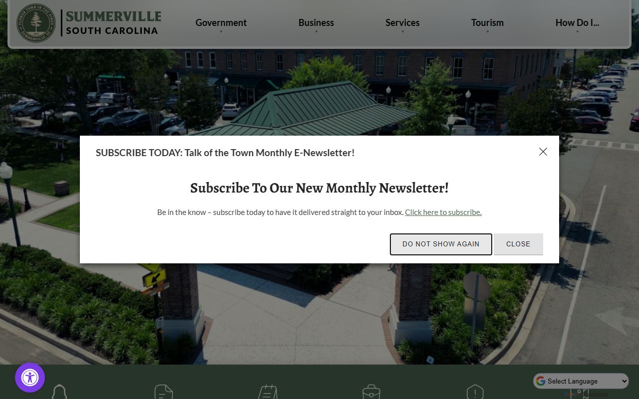 Summerville municipal resources for Summerville criminal records access