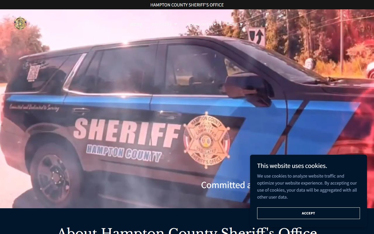 Hampton County Sheriff's Office with SLED criminal records check resources for Hampton County criminal records